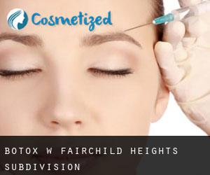 Botox w Fairchild Heights Subdivision